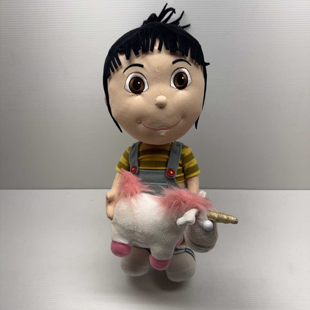 Despicable Me Plush Agnes Unicorn Toy Doll Universal Studios 16"
